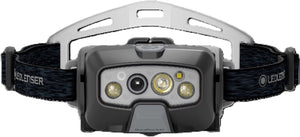 Ledlenser hf8r core - hoofdlamp - oplaadbaar - 1600 lumen - ip68 - batterij vooraan - digitale focus - adaptieve lichtbundel - bluetooth