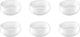 Medard de noblat - yaka white - kom 13 cm - 6 delig - porselein