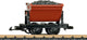 Lgb spoorwagen tipper 1:26 schaal g 17 cm rood