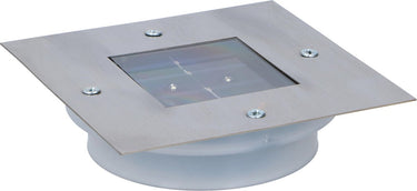 Grundig grondspot - solar - rvs - 2 led's - vierkant