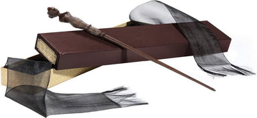 The noble collection fantastic beasts: the secrets of dumbledore - wand of lally hicks in collector's box