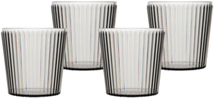 Bo-camp - waterglas - nomad - rpet - grijs - 400 ml - 4 stuks