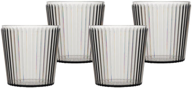 Bo-camp - waterglas - nomad - rpet - grijs - 400 ml - 4 stuks