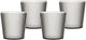 Bo-camp - waterglas - nomad - rpet - grijs - 400 ml - 4 stuks