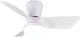 Rl live your light reality randers - ventilator - wit mat - incl. 1x smd 20 w - afstandsbediening - geintegreerde dimmer - traploos instelbare lichtkleur - dimbaar met schakelaar - niet externe dimbaar - geheugenfunctie - zomer- en wintermodus - 6 snelhei