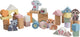 Joueco the wildies houten blokken, 50st