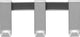 Tiger basic - douchecabine handdoekhaak 6-8 mm - rvs geborsteld