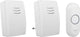Byron dby-21134 - deurbel draadloze set - 100m bereik - ip44 waterdicht - wit