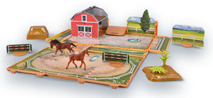 Collecta dierenboek speelset - paarden - miniatuur - incl 2 minifiguren