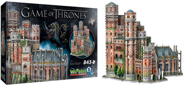 Wrebbit the red keep - game of thrones 3d puzzel 845 stukjes