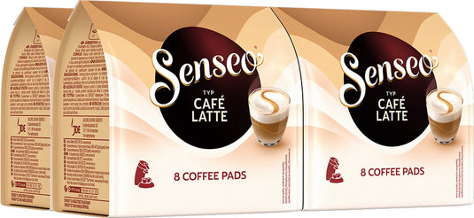 Senseo café latte koffiepads - intensiteit 2 9 - 4 x 8 pads