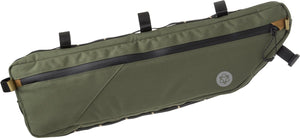Agu bikepacking tube frametas venture - fietstas voor frame - legergroen - 5,5l - waterafstotend - eenvoudige montage