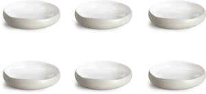 Medard de noblat - oslo white - soep bord 20 cm - 6 delig - stoneware