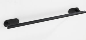 Wenko turbo-loc® handdoekhouder orea uno rvs zwart mat 60cm breed - handdoekrek - bevestigen zonder boren - zelfklevend - 10 jaar garantie