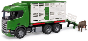 Bruder scania vrachtwagen 560r veetransport met dier