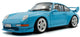 Geen automerk porsche 911 clubsport (993) solido modelauto 1:18 1997 s1810101 schaalmodel