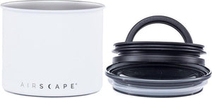 Planetary design - airscape - koffiebonen - voorraadpotten - vacuuum - koffie - staal - mat wit - 250 gram