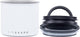Planetary design - airscape - koffiebonen - voorraadpotten - vacuuum - koffie - staal - mat wit - 250 gram