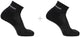 Salomon - evasion ankle socks | 2-pack | enkelsokken | maat xl 45-47 - zwart