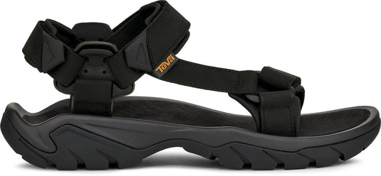 Teva m terra fi 5 universal leren heren sandalen - zwart - phantom