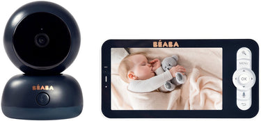 Béaba zen premium video baby monitor – 360° full hd met nachtzicht – oplaadbaar + groot 720p hd-scherm – bereik ±300 m – night blue