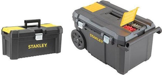Stanley essential gereedschapswagen 50l stst1-80150 + koffer 16 stst1-75518