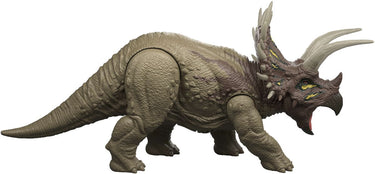 Mattel jurassic world survival - wild roar - triceratops