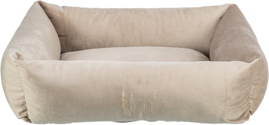 Trixie - hondenmand xmas livia - beige - 80x60 cm