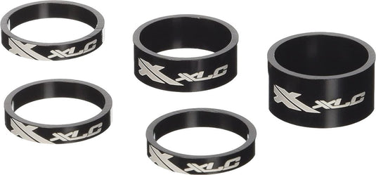 Xlc as-a02 balhoofdset - spacerset - 1 - ahead - zwart - set a 5 stuks