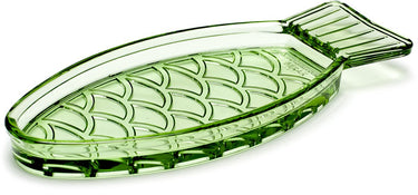 Serax - paola navone fish fish - schaal - groen - 2 stuks
