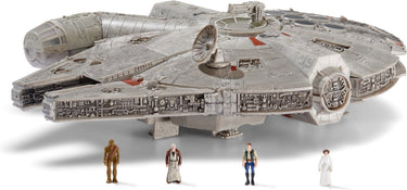 Jazwares star wars feature vehicle 23cm millennium falcon