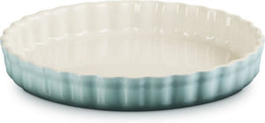 Le creuset taartvorm rond 28cm 2,1l sea salt aardewerk