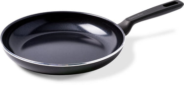 Greenpan memphis koekenpan 28cm - pfas-vrije antikleeflaag – koekenpan inductie - keramische koekenpan - ovenbestendig tot 160°c – koudgrepen - zonder deksel – zwart