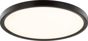 Brilliant galo - plafondlamp - ø 40 - led 26w - 3000k - 3000lm - sensor - wit zwart