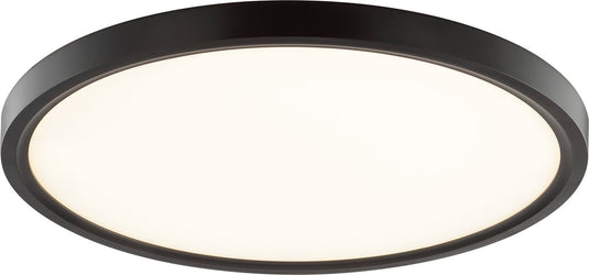 Brilliant galo - plafondlamp - ø 40 - led 26w - 3000k - 3000lm - sensor - wit zwart