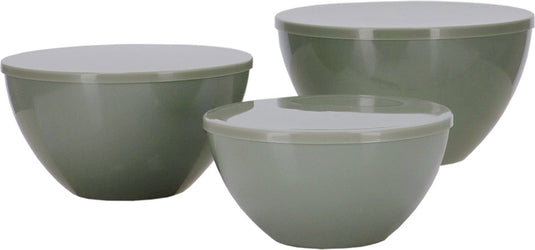 Travellife palma schalen set green 6-delig met keramiek look