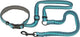 Trixie jogginglijn - hondenhardlooplijn - 133-180x2.0 cm petrol aqua