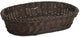 Westmark saleen mand ovaal 32x23x7cm - bruin