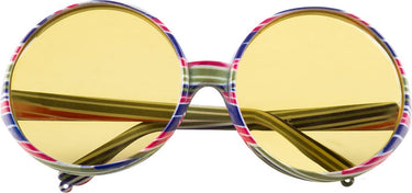 Boland - partybril tammy multi - volwassenen - 60's 70's - hippies flower power - 60's 70's - hippie flower power