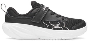 Under armour ua bps surge 5 ac-blk jongens sportschoenen - zwart - wit