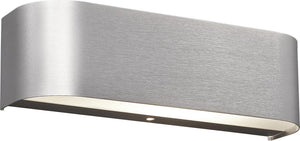 Trio adriano - wandlamp - aluminium geborsteld - incl. 2x smd 3,1 w - wandmontage - niet dimbaar