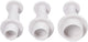 Creativ company https: www.cchobby.nl uitsteekvormen-met-stempel-cirkel-d-1-1-1-3-1-7-cm-wit-3-stuk-1-doos