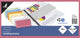Kangaro scheidingsstrook - 2-gaats - 240x105mm - 180 grams - roze - 100 stuks