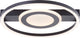 Brilliant maureen - plafondlamp - led 22w - 3000k - zwart