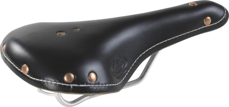 ギャラリービューアに画像をロードする, Selle monte grappa zadel old frontiers sports leer 30 cm zwart
