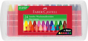 Faber-castell waskrijt - jumbo - 24 stuks - fc-120034