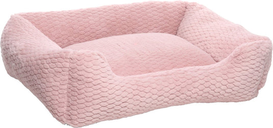 Flamingo hondenkussen – hondenmand – naya rechthoekig roze mand 80x67x22cm – extra ruim – zacht – comfortabel