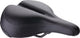Bbb cycling softshape relaxed - fietszadel heren en dames - e-bike of stadsfiets zadel - fietshouding relaxed 75° – 265 x 205mm - zwart – bsd-124