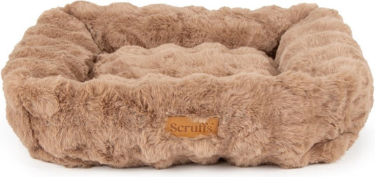 Scruffs - alpine box bed - hondenmand - taupe - large 75 x 60 cm