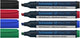 Schneider schrijfwaren schneider whiteboard stiften - maxx 293 - beitelpunt - 4 stuks assorti - s-129394